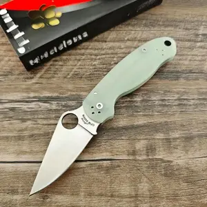 Desert c81 Bearing Folding Knife D2 Steel Blade G10 Handle Outdoor Tactical Survival Knife Camping Hunting Portable Pocket Knife Knives