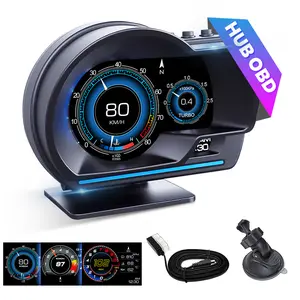Car Head Up Display, HD Display Screen With Multiple Alarm Functions &Date&Speedometer & GPS, Auto Accessories, LED Dashboard forVehicle