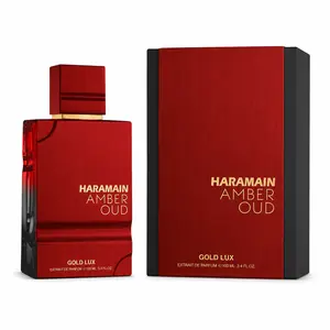 Al Haramain Amber Oud Gold Lux Unisex Perfume 3.4 oz EDP Spray, Warm Spicy Woody Saffron Fragrance for Men & Women
