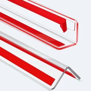 Wall Corner Protector,2PCS 36''(L) x1.58'' (W) Self Corner Guard for Wall, Clear Corner Protector Guard for Cabinet Doors, Edge Protector