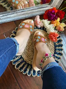 Huarache Sandal - Boho Hippie Vintage - mexican Style - Colorful Leather Mexican Huaraches - Mexican Sandals