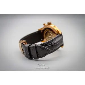 Alligator Watch Strap - Matte Black