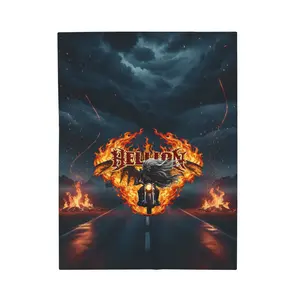 Hell's Highway Velveteen Plush Blanket | Hellion Design