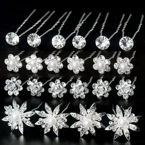 40 count Bridal Hair Pins, Clips and Barrettes with   , Women's Proms Hair  Accessories,  Stocking Stuffers for Girls