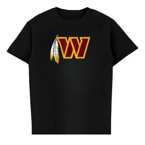 WST Commanders Logo Text Graphic Tee Casual Cotton Men's Shirt - SuperB Champs 2025 Graphic Tee - Football Club Fan Shirt, Cotton, Classic Fit