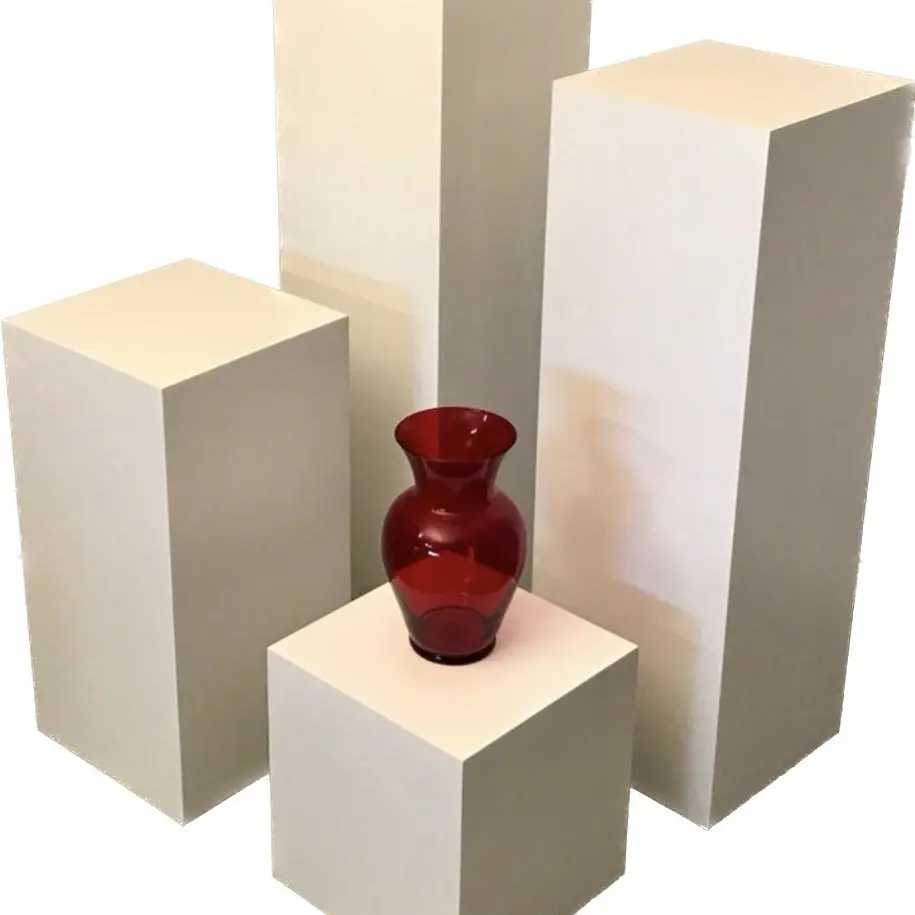 Zoji Brand Art Display Pedestal - Sturdy 200lb Maximum Weight Capacity for Any Art in Style