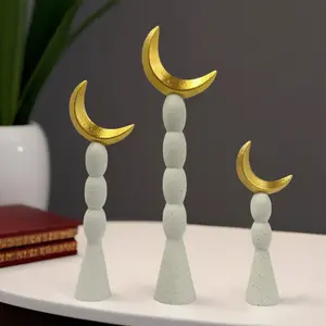 Moon Design Ramadan Decoration, Islamic Muslim Party Supplies Model, Religious Theme, Ideal Gift for Home and Office