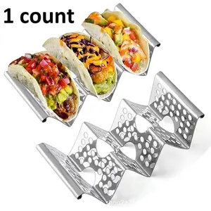Stainless Steel Tortilla Rack, Bacon Holder, Space-Saving Kitchen Organizer, Durable and Easy to Clean, Microwave, Air Fryer, Oven Compatible