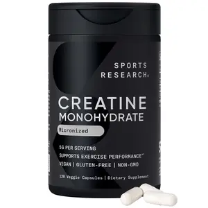 Sports Research Creatine Monohydrate - 5 g Micronized Powder Per Scoop - Informed Sport Tested for Banned Substances - 100 Servings Sports Research Creatine Monohydrate - 5 g Micronized Powder Per Scoop - Informed Sport Tested for Banned Substances - 100 Servings