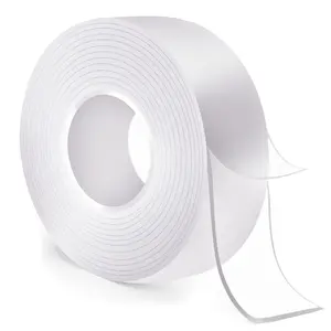 Heavy-Duty Nano Dual-Sided Tape, 118 Inch Removable Transparent Adhesive, Wall Carpet DIY Strong Sticky Tape, No Residue Washable Traceless, Double Sided Tape, Removable Without Residue