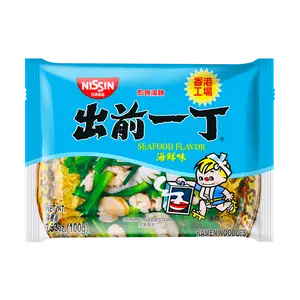 NISSIN Demae Ramen Seafood Flavor Instant Noodles 100g - Hong Kong Made