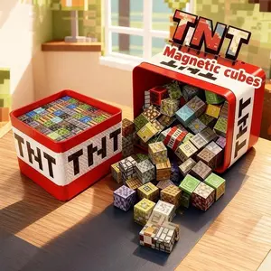 New Magnetic Blocks Set, 100-200 Pcs Magnet Toy, Unisex Design, Ideal for Kids Ages 4-12 Years, Perfect Holiday Present
