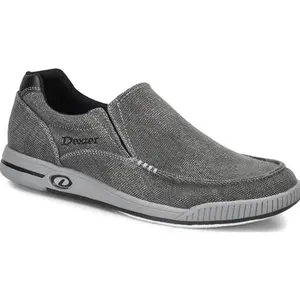 Dexter Comfort Kam Men's Bowling Footwear - Charcoal Grey, Padded, Casual Wear, Sneaker, EVA Sole, Side Vents