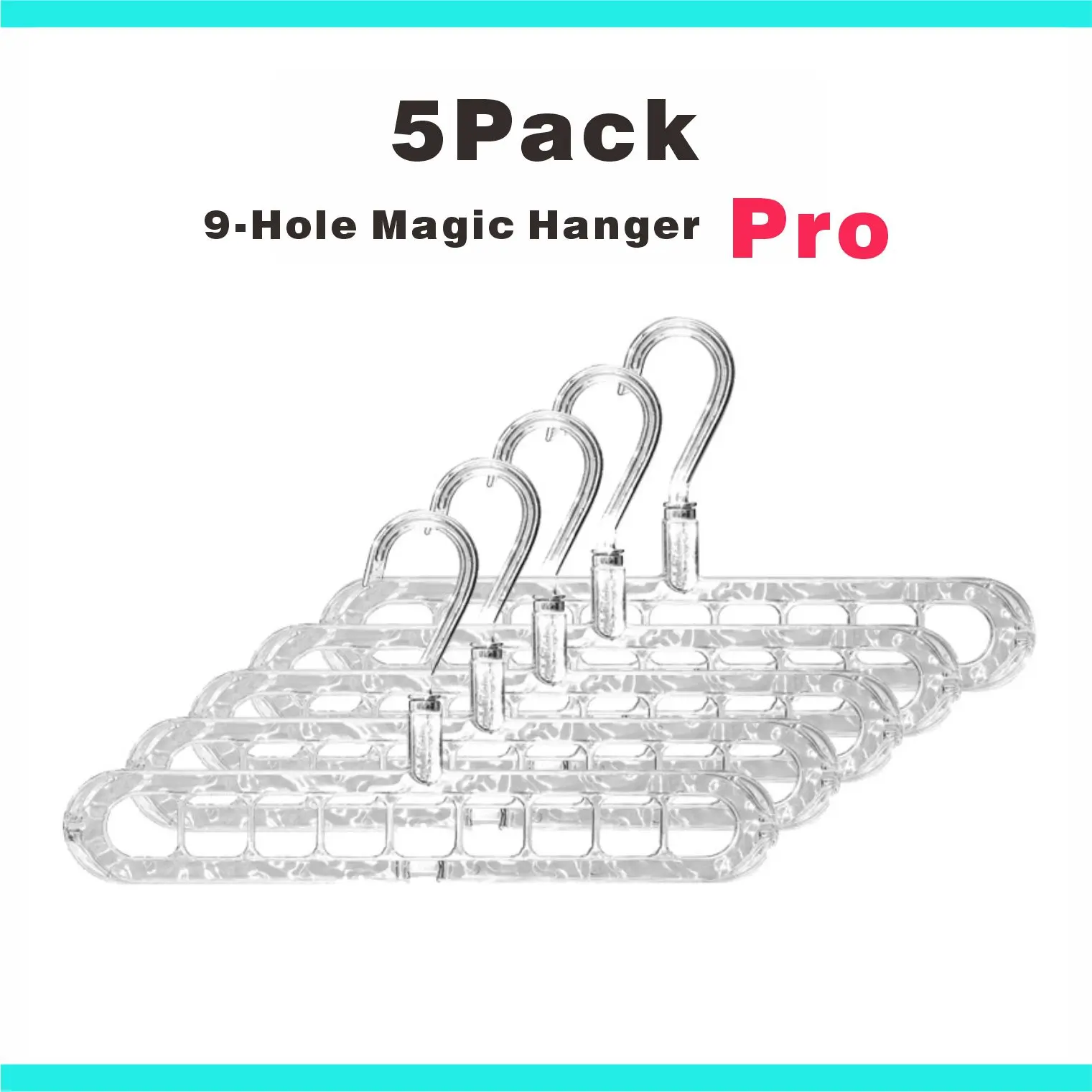 Transparent - 5 Pack