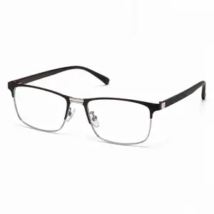 Jetop Smart Titanium Reading Glasses with Blue Light Blocking, Ultra Lightweight Frame Readers for Men & Women, Premium Case Included Zoom Frameless
