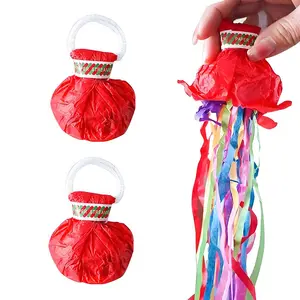 20pcs Colorful Party Streamers, Hand-Thrown Ribbon, Easy Cleanup, Vibrant Colors, Silent Interaction, Perfect for Weddings, Birthdays, Holidays