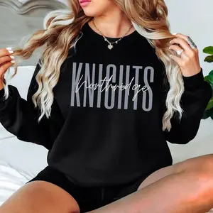 Custom Mascot Sweatshirt, Personalized School Sweatshirt, Custom Text Sweater, School Logo Sweater, Team Mascot Shirt, School Sweatshirt