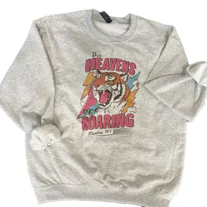 The Heavens are Roaring SWEATSHIRT  - Christian Women SWEATSHIRT - Crewneck Sweatshirt