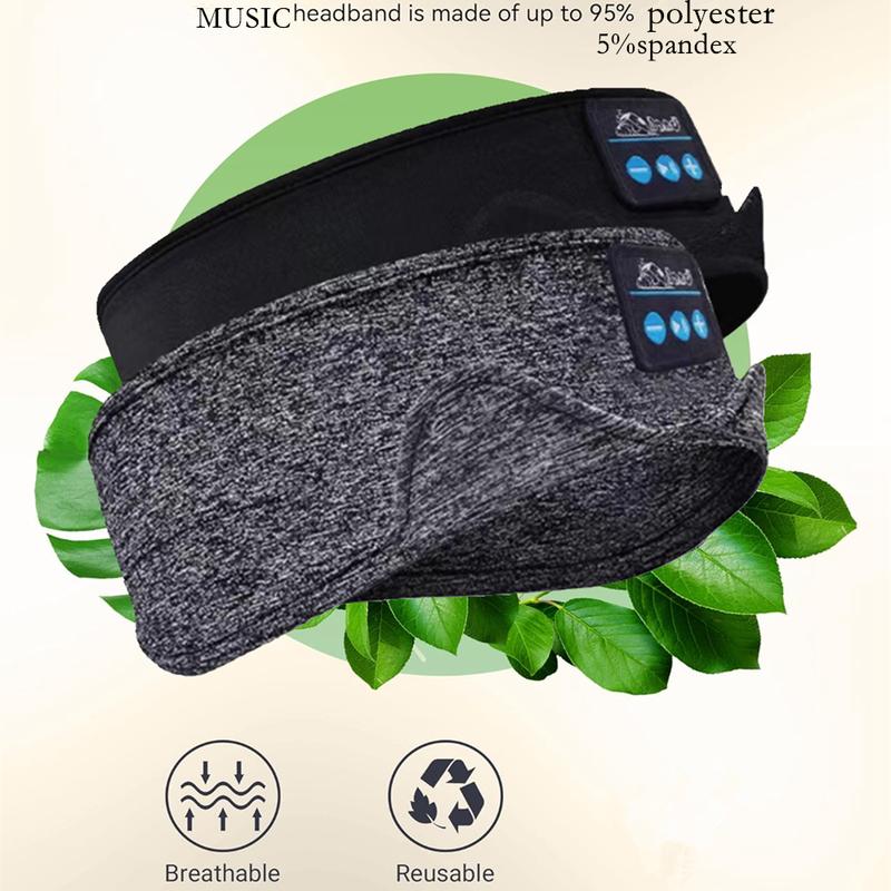 New Foldable Wireless Bluetooth Sleeping Headphones with Eye Mask for Side Sleeper Sports, for Work and School - Best Gift for Women Audio Charging