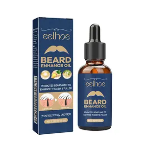 Beard Growth Oil for Men | Beard Growth Serum for Patchy Beard | Thicker, Fuller Beard Conditioner with Ginger & Castor Oil | Facial Hair Moisturizer, Softener & follicle Stimulator, Men's Grooming Kit 30ml  Treatment Oil