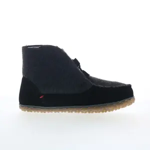 Minnetonka Torrey 40142 Womens Black Suede Loafer Slippers Shoes