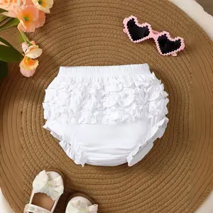 Baby Bloomers for Toddler Girls Ruffle Diaper Covers Cute Cotton Shorts Soft Comfortable for Everyday Wear