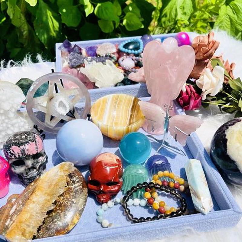 universal checkout for carvings,Amethyst Clear Quartz Rose Quartz  Tiger's Eye Obsidian Fluorite Red Jasper and More Ideal for Crafting Decorating or Gift