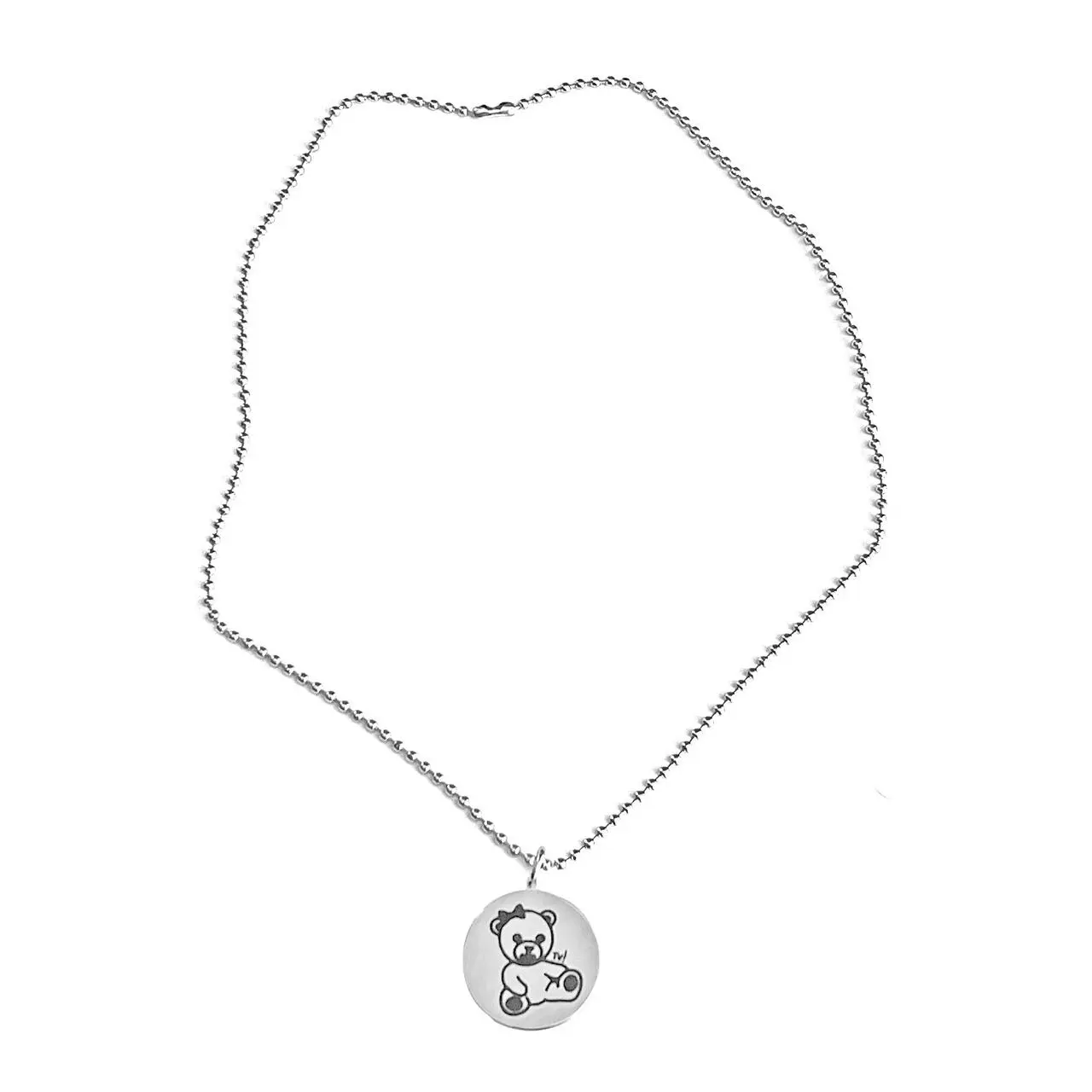 Teddy Bear Charm Necklace