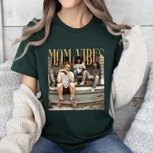 Funny Mom Vibes Thug Life with Rochelle Shirt, Retro Mom Vibes Tee, Viral Mom Vibes Tee, Funny Gift For Mother's Day Shirt Top Womenswear