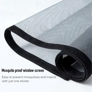 Large Size Insect Mosquito Window Screen, Easy Installation, Home Office Use, Classic Style, One Piece Pack, Drapes Type