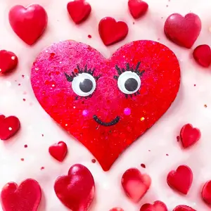 Cute Heart Cartoon Car/Room Scent: Florida Sunshine carfreshies of