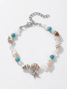 Ocean Wind Shell Conch Bracelet, Vacation Style Versatile Jewelry Gift Box Set, Perfect Accessory for Any