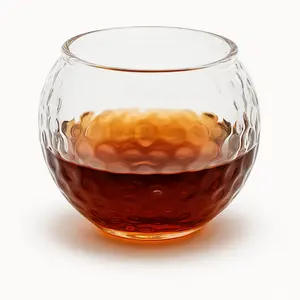 Golf-Ball Whiskey Glass Gift Set Engraved Rocks Glass Ideal for Golfers Dad Husband Unique Glassware Gift