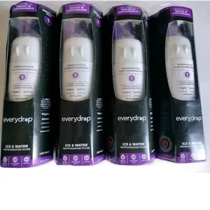 Household Refrigerator Ice & Water Filter 1 (EDR1RXD1) 4-Pack, Gunk-Filtering, Easy No-Hassle Swap-In Replacement