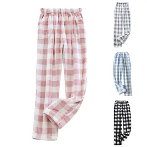 2025 Bop House Pajama Pants – Warm Flannel, Casual Loose Fit, Fleece Lounge/Sleep Pants, “Lazy Pants”
