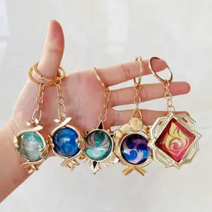 Game Impact Natlan Fontaine Vision Of God Cosplay Anime Accessories Transparent Glasses Women Gifts Halloween Party Decoration