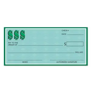 Giant Winner's Check