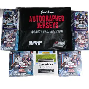 Break 446. 2026 Gold Rush Black Bag Edition Autographed & Authenticated NFL Jersey. (2) Topps Mega. 2022/2023 Chronicles Mega. (2) Optic blasters. (2) Topps blasters.