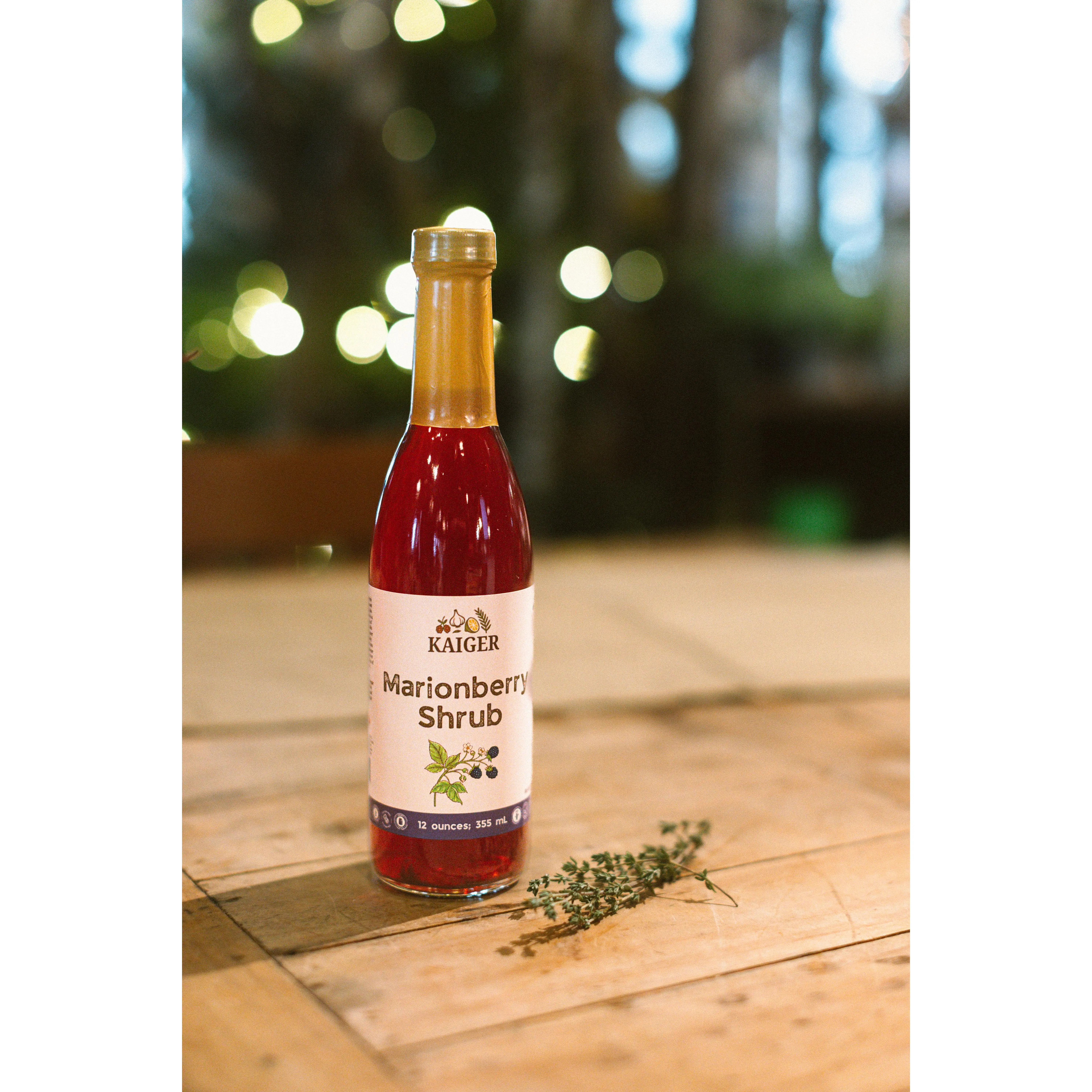 Marionberry Shrub