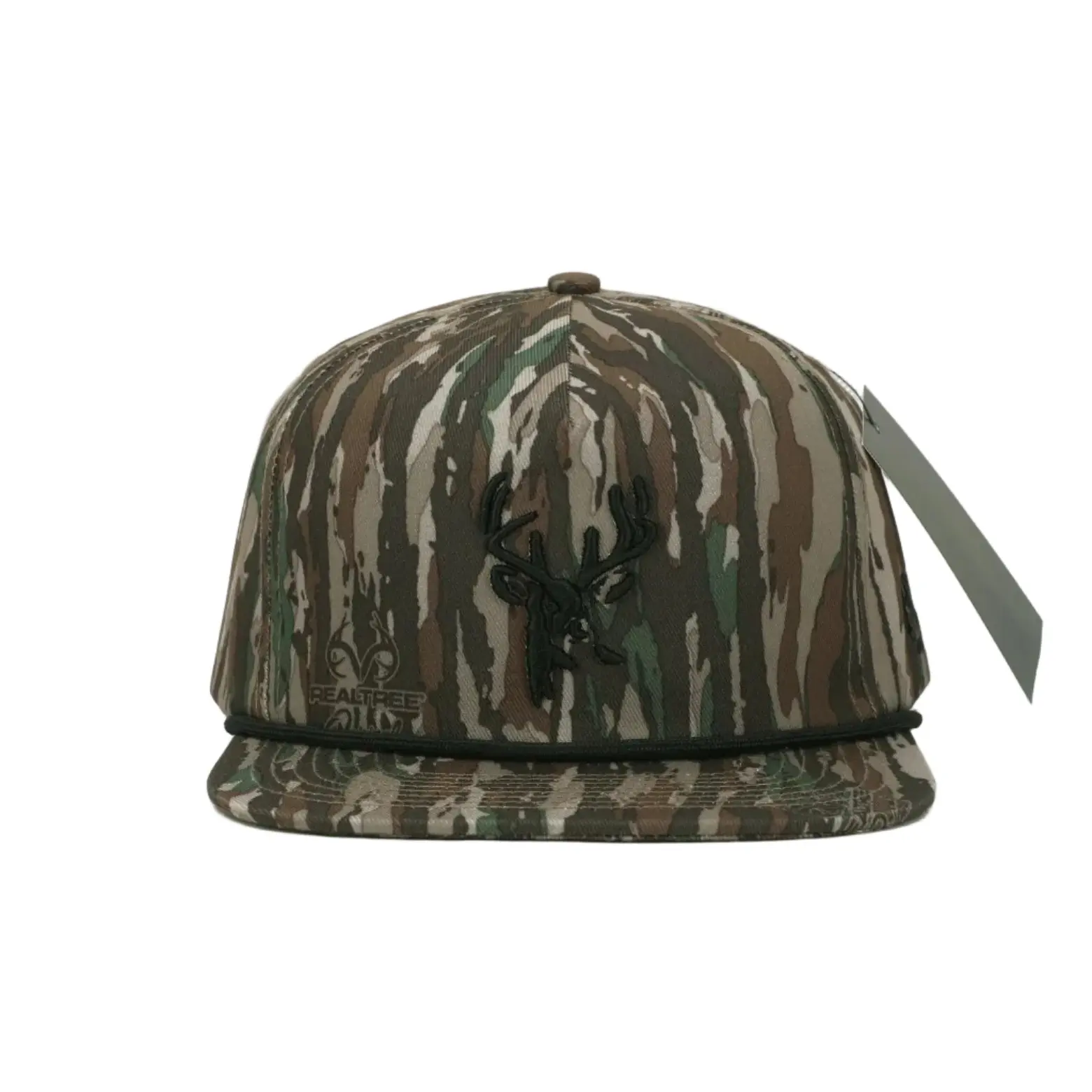 Old Rope Hat Realtree Original w- Buck Design Camo Trucker Cap Adjustable Hat Casual Hat