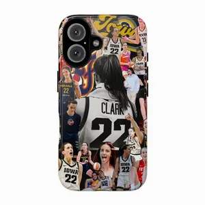 Caitlin Clark and Sophie Cunningham Phone Case, Cunningham 8 Indiana Basketball, Basketball Fan Lover For iPhone 16 15 14 13 12 11 X SE, Samsung S25 S24 S23 S22 S21, Gift For Fans C 17V