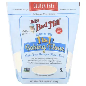 Bob's Red Mill Gluten Free 1 to 1 Baking Flour, 44 oz (1.24 kg)