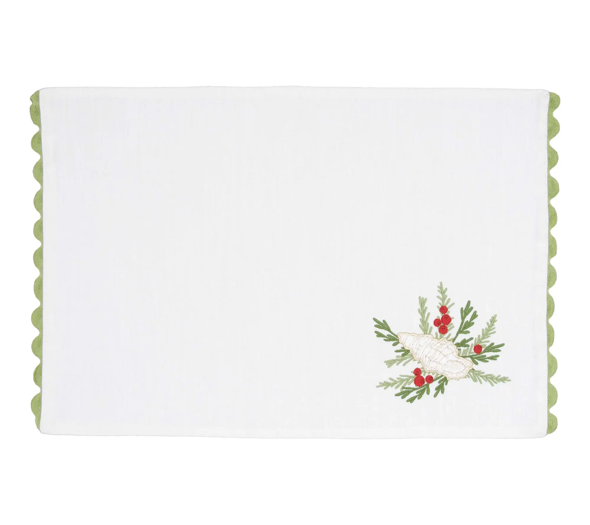 Coastal Tidings Christmas Set of 6 Placemats by Valerie Coastal Tidings Christmas Set of 6 Placemats by Valerie