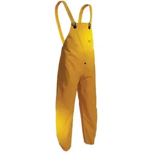 OnGuard Industries Men's 5XL Yellow Plain Waterproof Work Safety Rain Jacket - 2 Pockets, 72" Chest, 0.35mm PVC, Snap Closure, Heat-Sealed Seams, Snap Wrists, Model 76534-5X, Workwear Uniforms, Mens Clothing