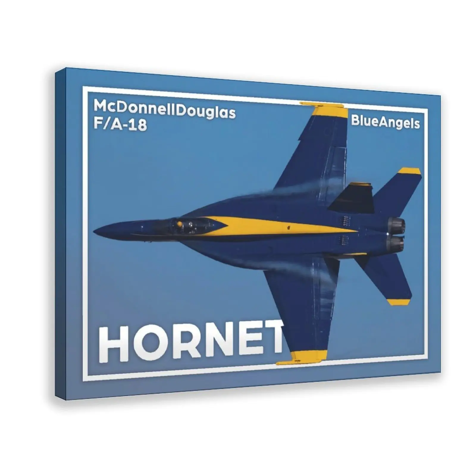F18 BlueAngels Team Canvas Poster Wall Art for Home Bedroom Office Dorm Room Decor