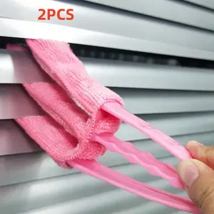 2-Pack Blinds Cleaning Brushes, Reusable Washable Air Vent Gaps Cleaner, Detachable Design, Ideal for Hvac Maintenance