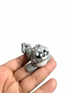 3D printed baby seal figurine great fro decoration