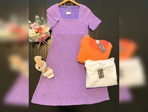 SALE!! "Zoe" Eyelet Midi Dress