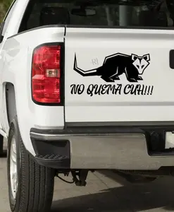No Quema Cuh Truck Sticker, Hecho En Mexico, Sticker En Espanol, Spanish Truck Sticker, Spanish Decal, Truck Sticker, Sticker Para Carro