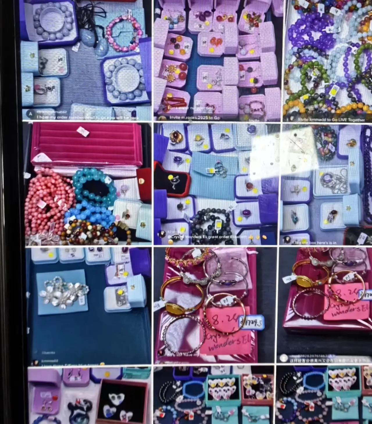 (Check out ) For all comfirmed Crystals jewelry claimming in Live